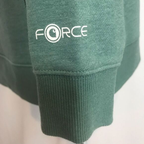 Carhartt Relaxed Fit Lightweight Sweatshirt Women's Size Small (4-6) Teal Green - Picture 5 of 9